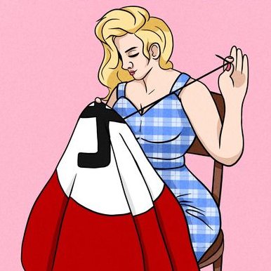 Autor zestawia oceny noszenia burki i prowadzenia domu