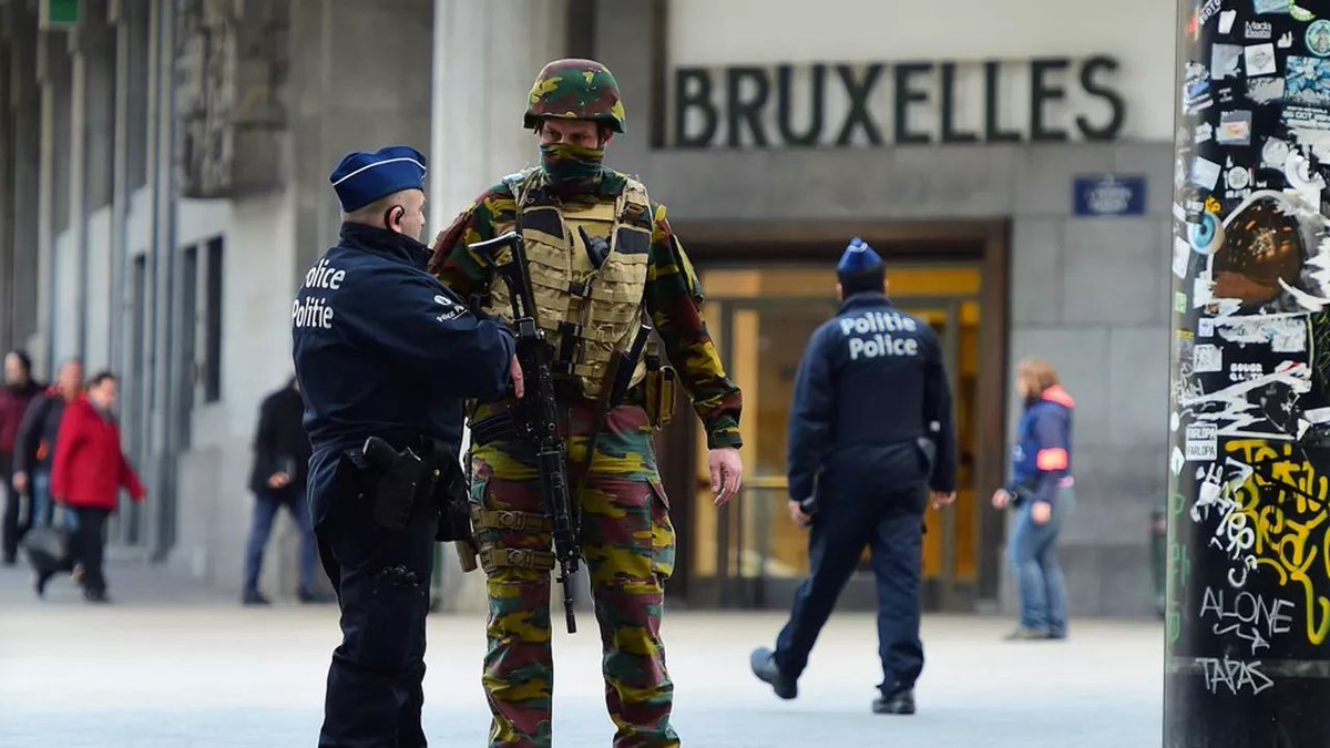 🇧🇪Belgia: Bruksela. Plan patroli policji i wojska na przedmieściach