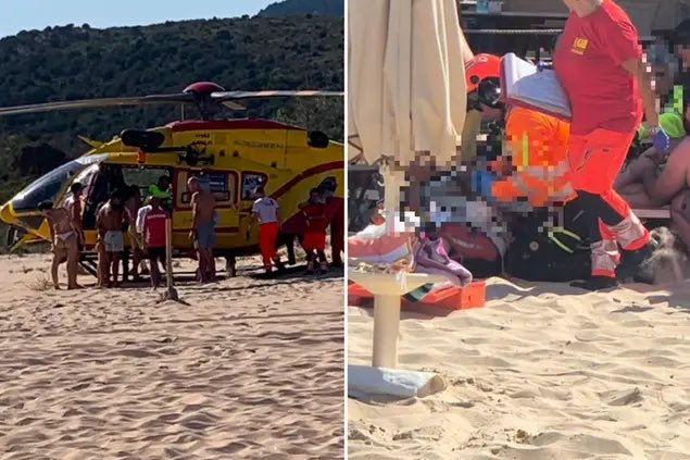 🇮🇹Włochy: Chia. Łódź z 14 algierskimi migrantami staranowała nastolatkę na desce SUP
