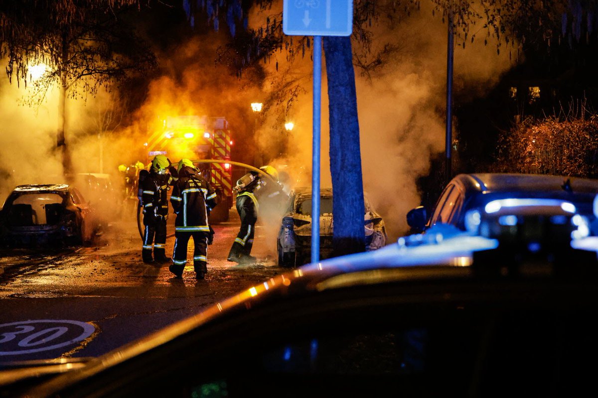 🇫🇷Francja: 1173 spalone auta i 505 zatrzymań w noc sylwestrową