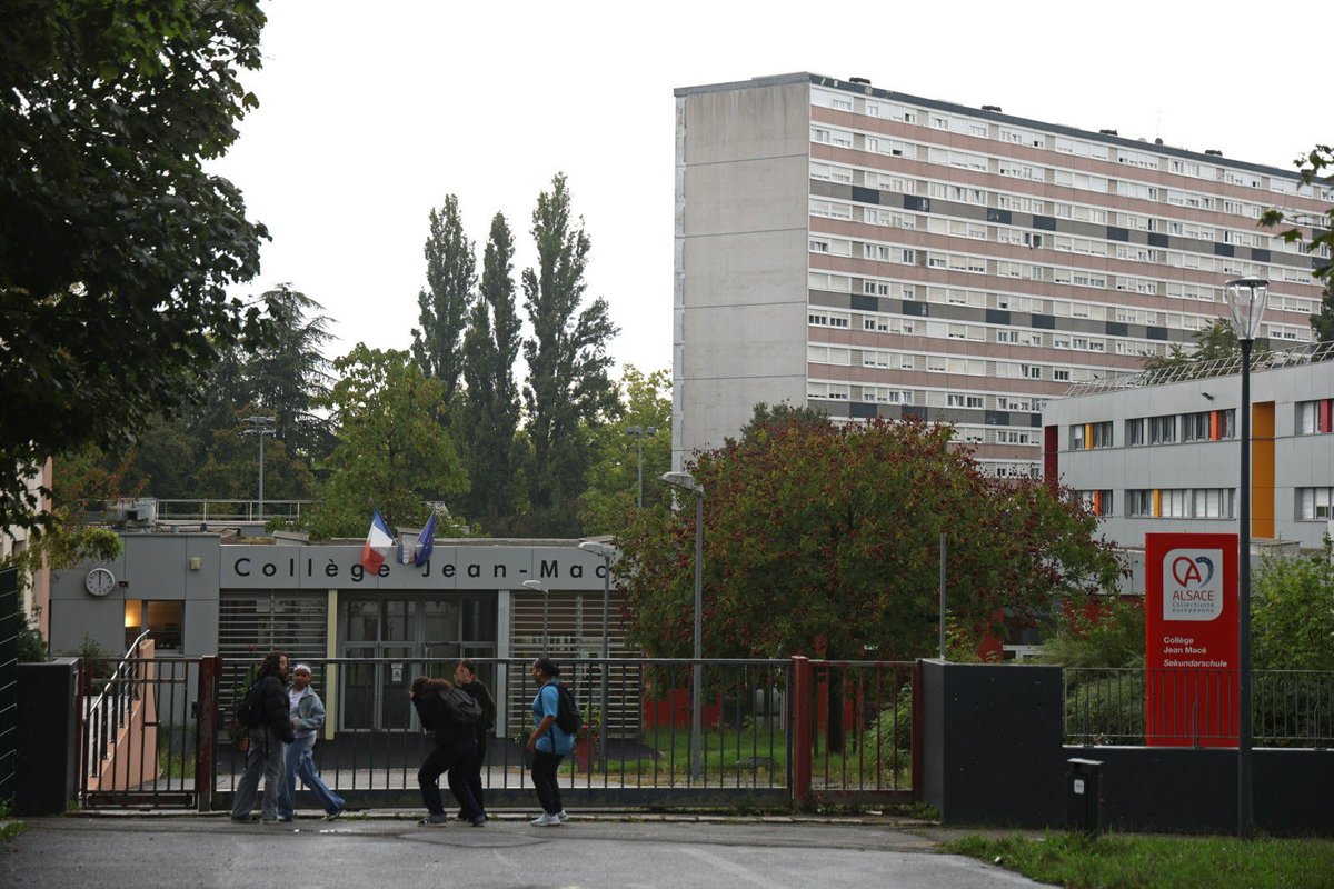🇫🇷Francja: Miluza. Śmiertelna bójka z bronią palną przed gimnazjum