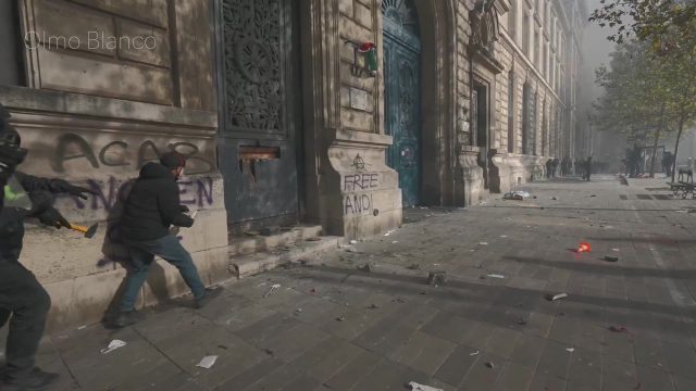 Francja: Paryż. Próba wtargnięcia do koszar Gwardii Republikańskiej