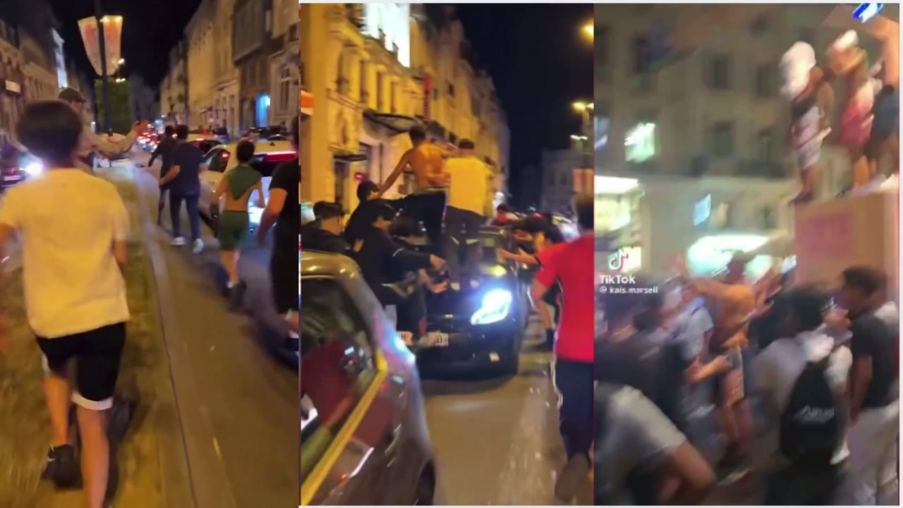 🇫🇷Francja: Roubaix. Zamieszki po zwycięstwie Maroka na mundialu, celem kobiety za kierownicą