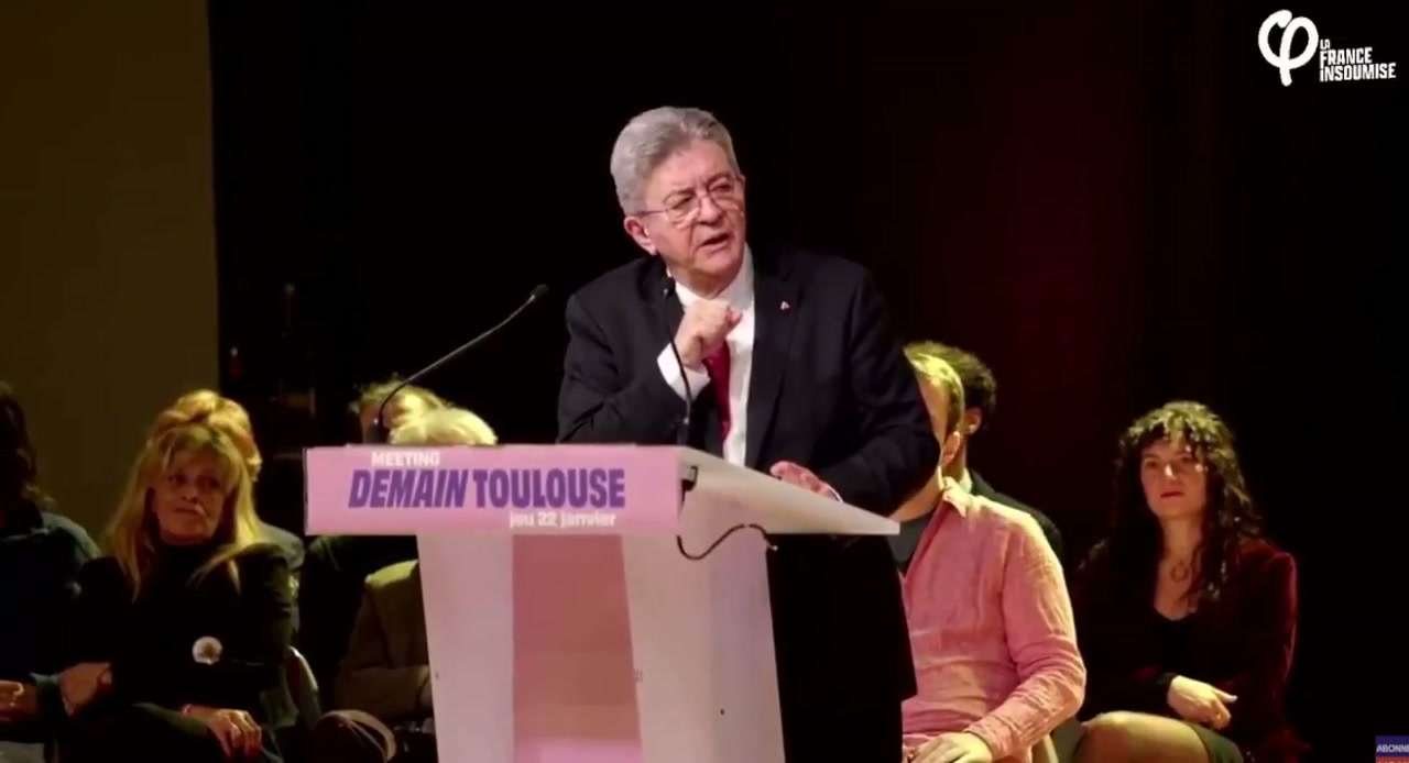 🇫🇷Francja: Tuluza. Mélenchon nazywa „Wielką Podmianę” pożądanym procesem