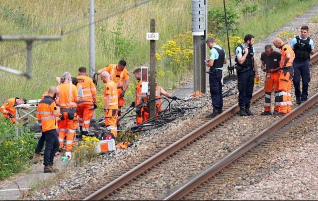 Francja: Według SNCF podpalenia na liniach kolejowych zakłóciły ruch TGV w dniu