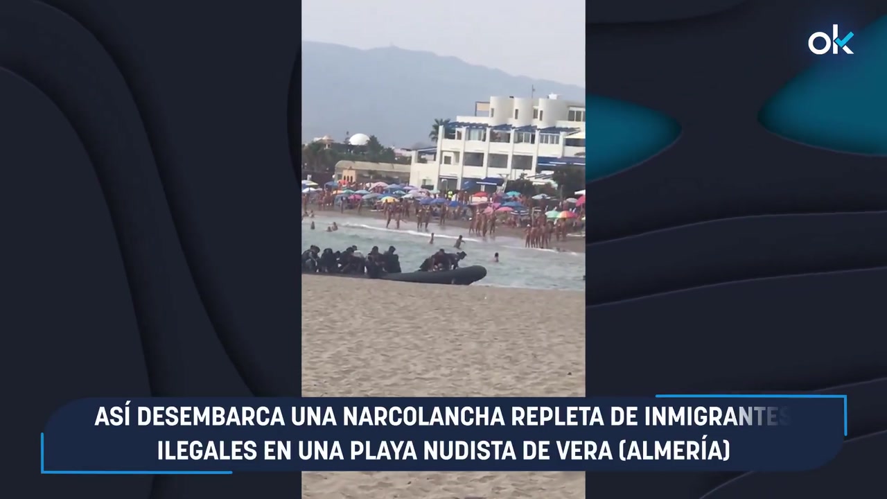 🇪🇸Hiszpania: Almeria. Migranci na plaży nudystów