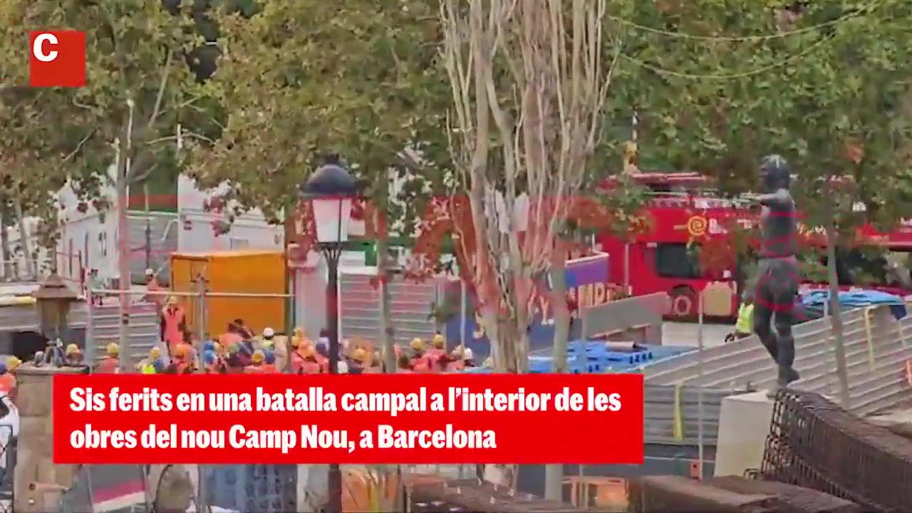 🇪🇸Hiszpania: Barcelona. Bójka robotników z Albanii i Rumunii na budowie Camp Nou