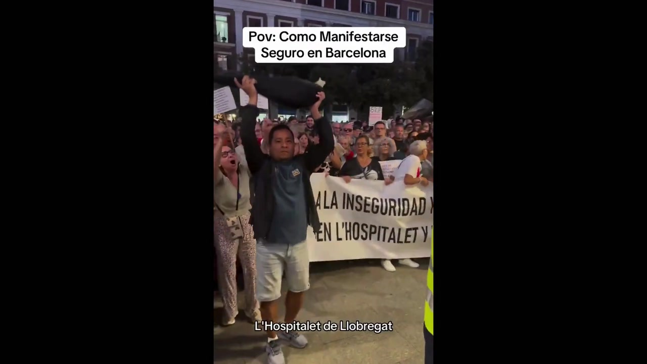 🇪🇸Hiszpania: L’Hospitalet. 3 tys. mieszkańców protestuje przeciw przestępczości