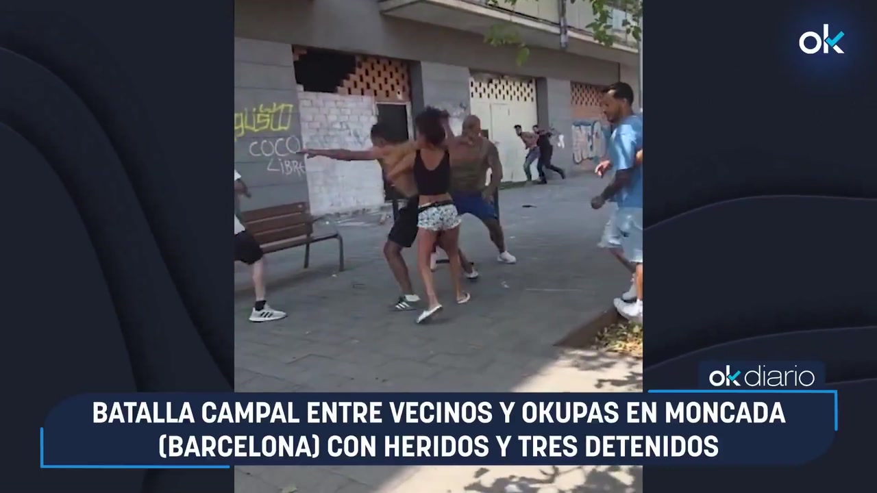 🇪🇸Hiszpania: Moncada y Reixach. Dwudniowe zamieszki po zajęciu opuszczonego budynku