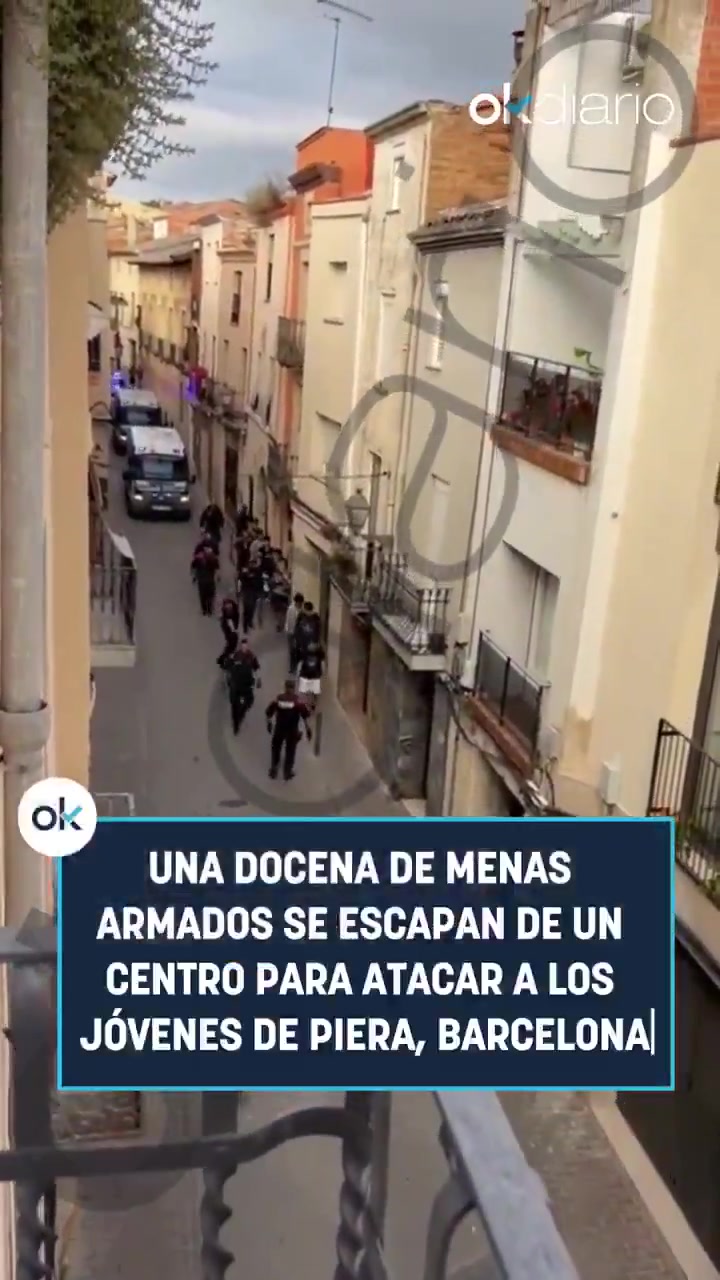🇪🇸Hiszpania: Piera. Dwunastu nieletnich imigrantów z nożami i kijami zaatakowało mieszkańców