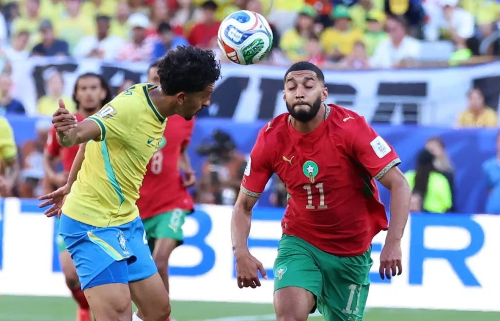 🇲🇦Maroko: mecz z Brazylią, wszyscy gracze na boisku urodzeni poza krajem