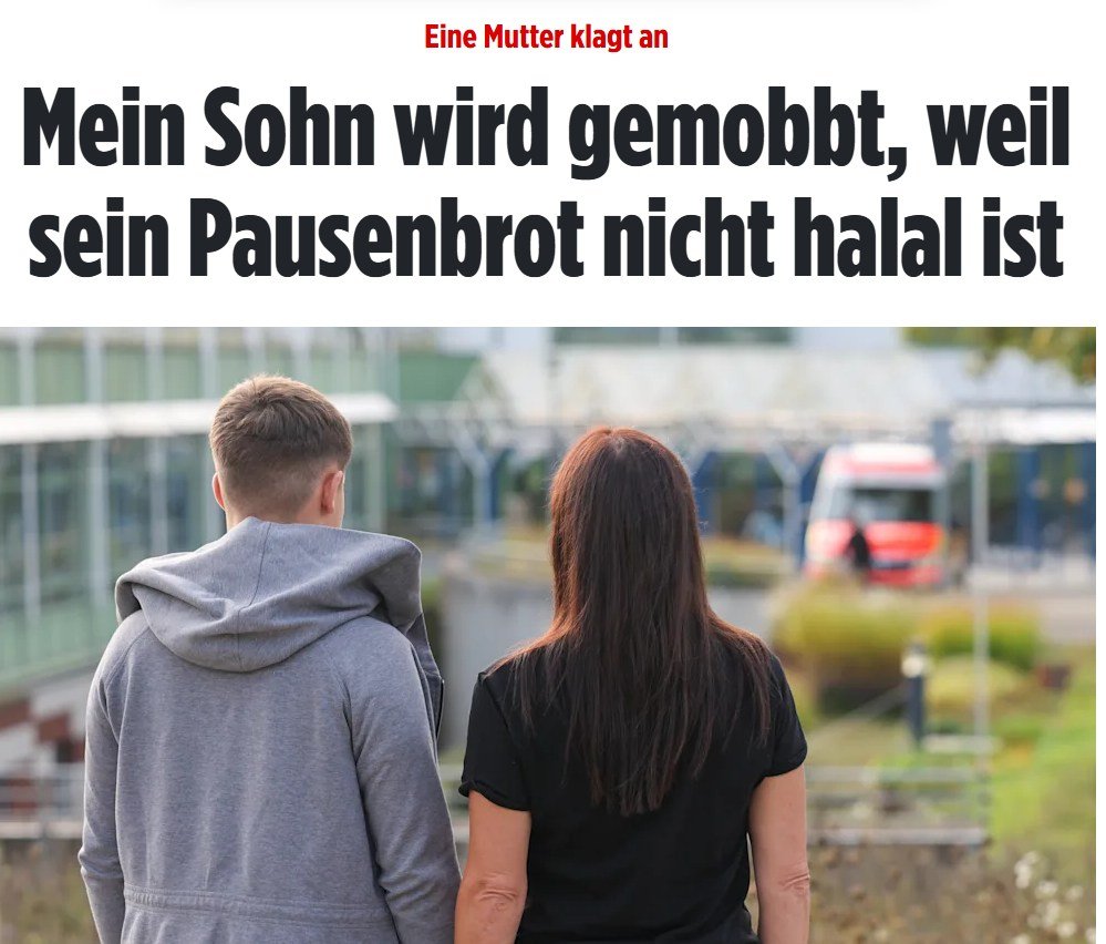 🇩🇪Niemcy: Günzburg. 13-latek szykanowany za kanapkę i pobity w szkole
