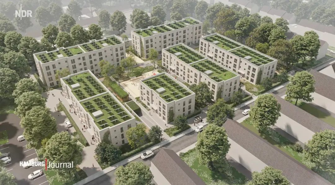 🇩🇪Niemcy: Hamburg. Nowe mieszkania w dzielnicy Bahrenfeld najpierw dla uchodźców i bezdomnych