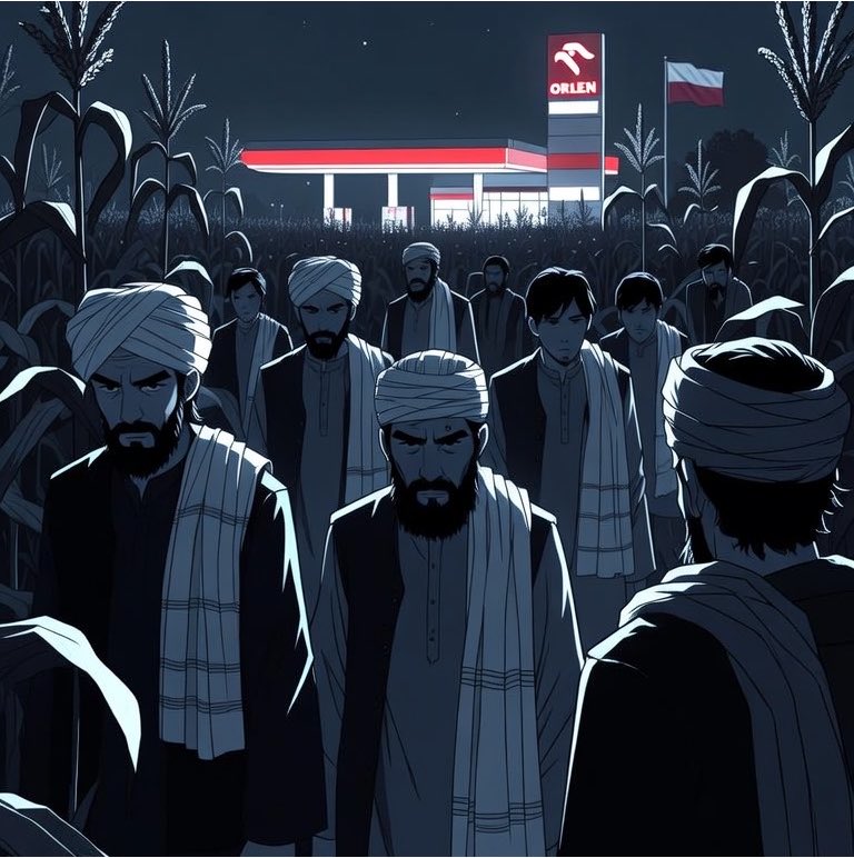 🇵🇱Polska: Oborniki. Dziewięciu Afgańczyków zatrzymanych po sfingowanym zgłoszeniu napadu