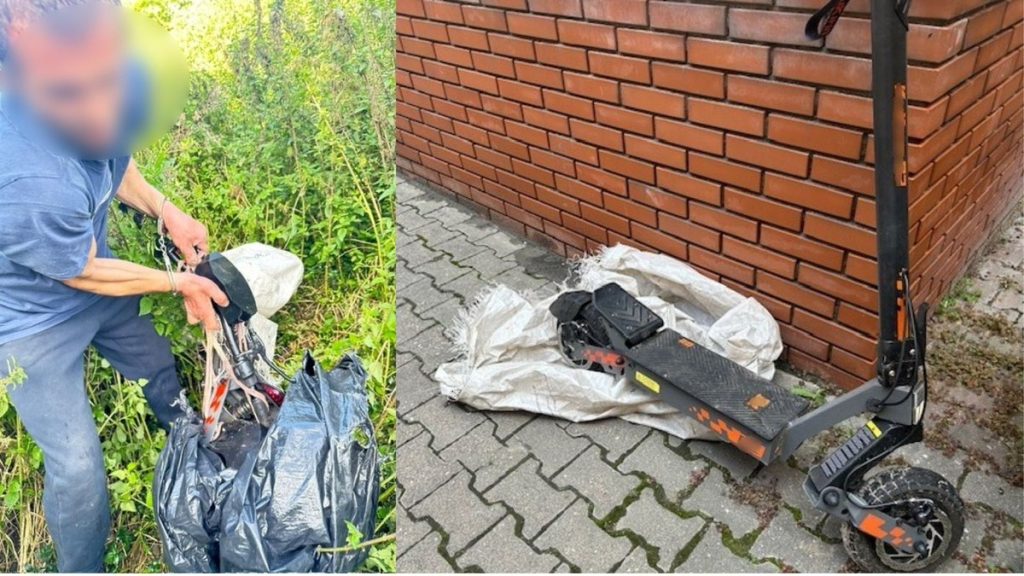 Polska: Białężyce. 40-letni Mołdawianin ukradł hulajnogę, policja wystąpiła o jego wydalenie z kraju