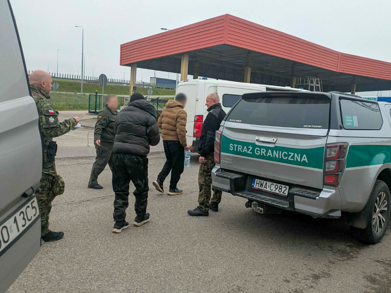 Polska: Ełk. Ukraińcy przewozili trzech nielegalnych migrantów z Pakistanu