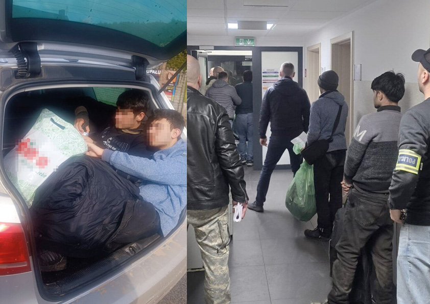 🇵🇱Polska: Inowrocław. Ukrainiec zatrzymany za przewóz pięciu nielegalnych imigrantów