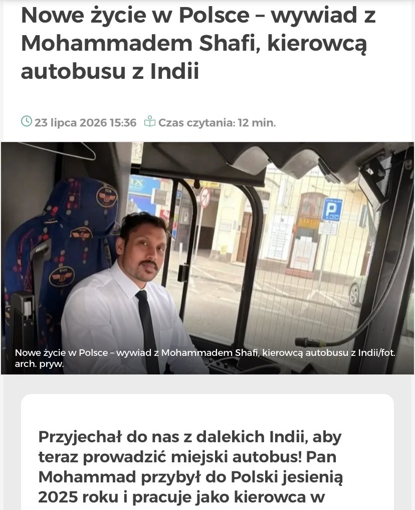 Polska: Katowice. Zagraniczny kierowca przyleciał z daleka, by prowadzić autobusy miejskie