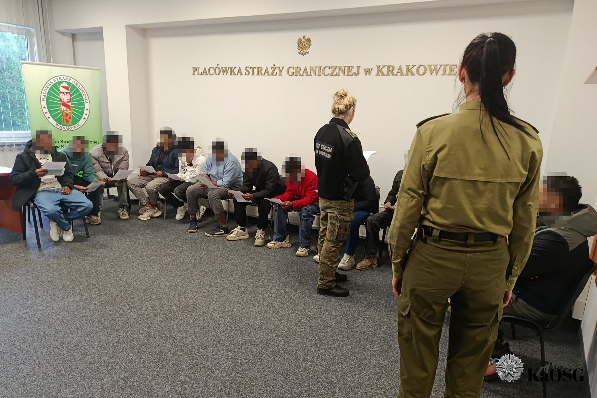 Polska: Kraków. Straż Graniczna zatrzymała 13 obywateli Indii za nielegalny pobyt