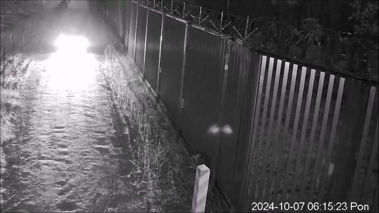 🇵🇱Polska: Kuźnica. Atak na auto Straży Granicznej, zatrzymano migrantów i kurierkę