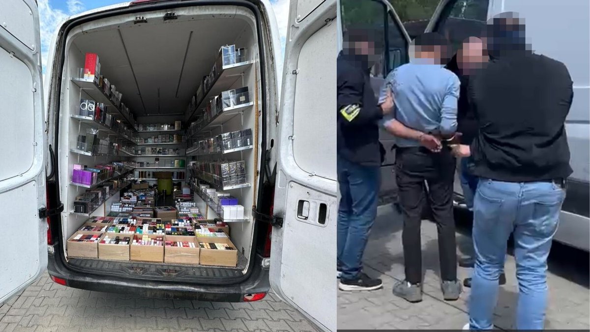 Polska: Piaseczno. Policja zatrzymała Pakistańczyka z tysiącami podrobionych flakonów perfum