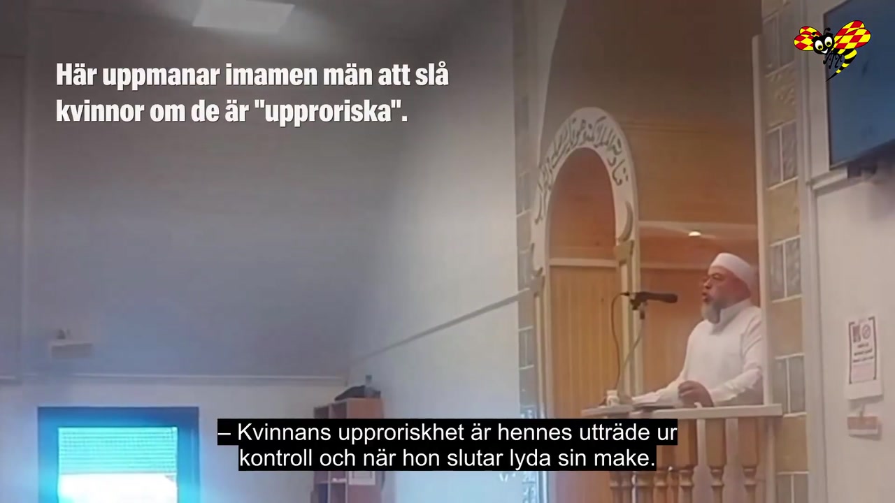 🇸🇪Szwecja: Kristianstad. Imam radził w meczecie, jak bić żonę
