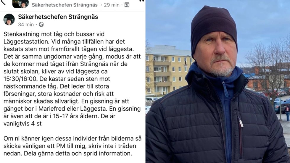 🇸🇪Szwecja: Strängnäs. Lokalna gazeta oskarża urzędnika o „burzę nienawiści” za zdjęcia rzucających kamieniami
