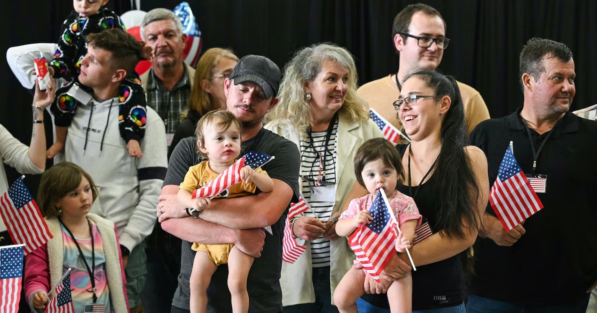 🇺🇸USA: Niemal 6,7 tysiąca uchodźców z RPA przyjęto w programie dla Afrykanerów