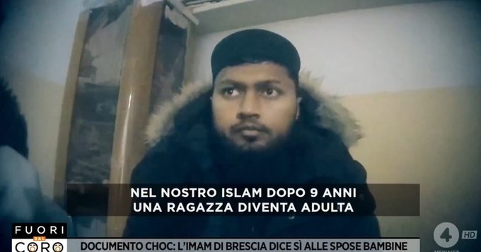 🇮🇹Włochy: Brescia. Imam broni małżeństw z dziećmi, w tle wyrok ws. 10-letniej dziewczynki
